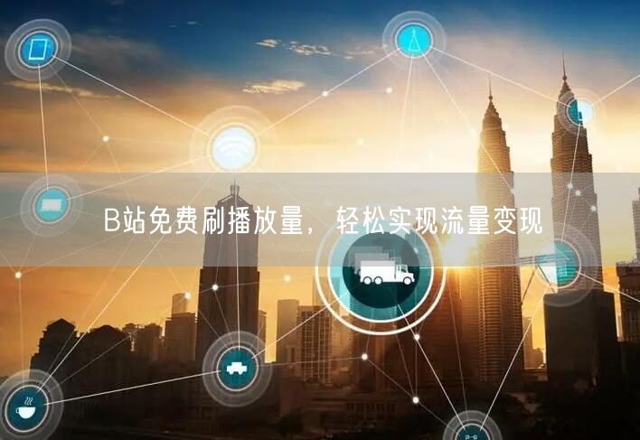 B站免费刷播放量，轻松实现流量变现
