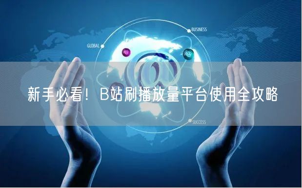 新手必看！B站刷播放量平台使用全攻略