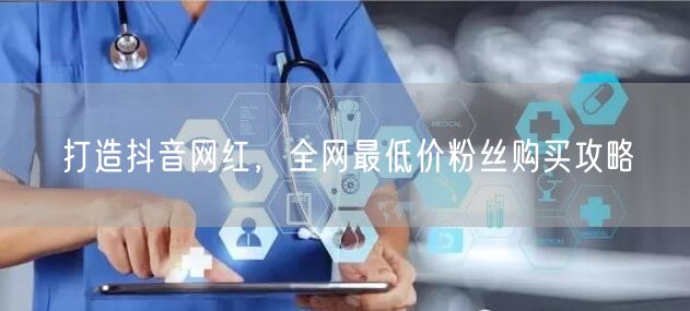 打造抖音网红，全网最低价粉丝购买攻略