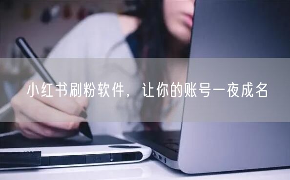 小红书刷粉软件，让你的账号一夜成名