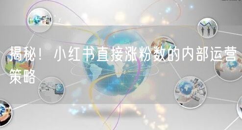 揭秘！小红书直接涨粉数的内部运营策略