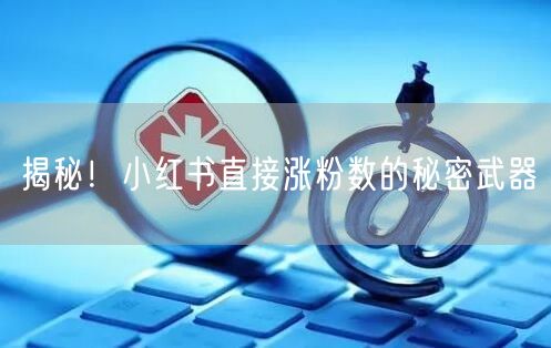 揭秘！小红书直接涨粉数的秘密武器