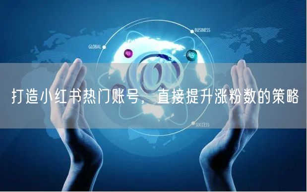 打造小红书热门账号，直接提升涨粉数的策略