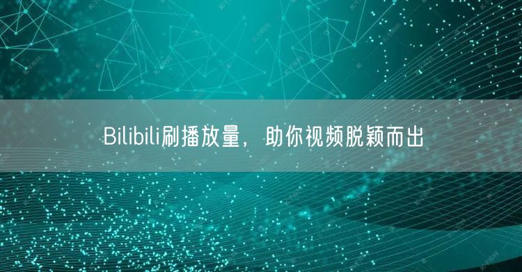 Bilibili刷播放量，助你视频脱颖而出