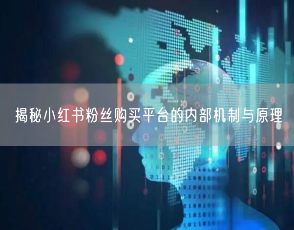 揭秘小红书粉丝购买平台的内部机制与原理